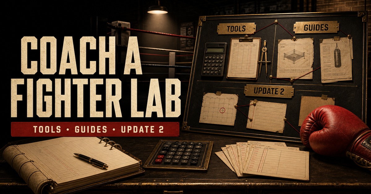 Coach a Fighter Lab — Fighter Notebook & Budget Planner | Coach a ...